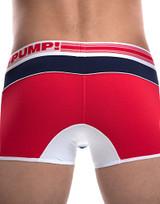 PUMP Academy Free Fit Low Rise Red/White/Navy Trunk 11074