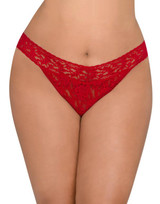 Hanky Panky Stretch Original Rise Lace Plus Size Thong 4811X