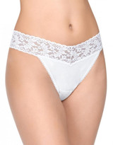 Hanky Panky Cotton with a Conscience Original Rise Thong 891801