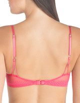 On Gossamer Show Off Diamond Mesh Demi Plunge Bra 3112
