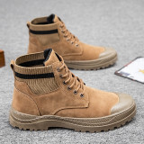 England Boots Men's Autumn New Ankle High-top Lace-up Timberland Boots for Men Platform Shoes Fashion Sneakers Men High Quality