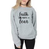 Faith Over Fear Christian Sweatshirt | Heavens Apparel Faith Over Fear Christian Sweatshirt | Heavens Apparel
