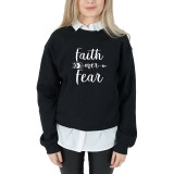 Faith Over Fear Christian Sweatshirt | Heavens Apparel Faith Over Fear Christian Sweatshirt | Heavens Apparel