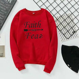 Faith Over Fear Christian Sweatshirt | Heavens Apparel Faith Over Fear Christian Sweatshirt | Heavens Apparel