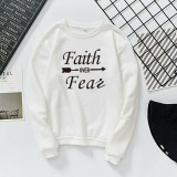 Faith Over Fear Christian Sweatshirt | Heavens Apparel Faith Over Fear Christian Sweatshirt | Heavens Apparel
