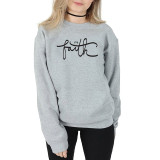 Faith heart Christian Sweatshirt | Heavens Apparel