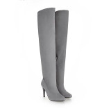 ASUMER Plus size 34-46 New 2020 New over the knee boots women shoes high heels solid color thigh high boots ladies stretch boots