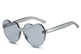 New Fashion cute sexy retro Love Heart  Rimless Sunglasses Women Luxury Brand Designer Sun glasses Eyewear Candy Color UV400 New Fashion cute sexy retro Love Heart  Rimless Sunglasses Women Luxury Brand Designer Sun glasses Eyewear Candy Color UV400