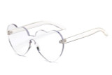 New Fashion cute sexy retro Love Heart  Rimless Sunglasses Women Luxury Brand Designer Sun glasses Eyewear Candy Color UV400 New Fashion cute sexy retro Love Heart  Rimless Sunglasses Women Luxury Brand Designer Sun glasses Eyewear Candy Color UV400