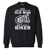 MOTORCYCLE: NEVER UNDERESTIMATE AN OLD MAN WHO IS ALSO A BIKER