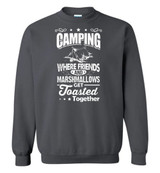 Camping Where Friends And Marshmallows Get Toasted Together