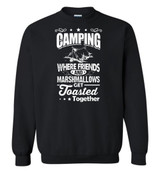 Camping Where Friends And Marshmallows Get Toasted Together