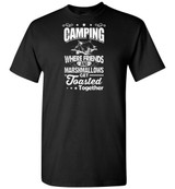 Camping Where Friends And Marshmallows Get Toasted Together