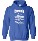 Camping Where Friends And Marshmallows Get Toasted Together