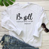 Be Still and Know That i am god Christian Sweatshirt | Heavens Apparel