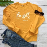 Be Still and Know That i am god Christian Sweatshirt | Heavens Apparel