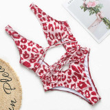 Red leopard Brazilian swimsuit one piece Plus size sexy bikini 2019 Push up swimwear women string monokini High cut bathing suit Red leopard Brazilian swimsuit one piece Plus size sexy bikini 2019 Push up swimwear women string monokini High cut bathing suit