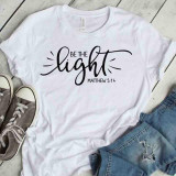 Psalm Life Be The Light Christian T-Shirt | Heavens Apparel