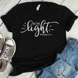 Psalm Life Be The Light Christian T-Shirt | Heavens Apparel