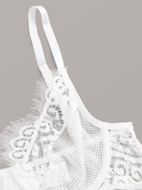 Eyelash Floral Lace Underwire Lingerie Set Eyelash Floral Lace Underwire Lingerie Set