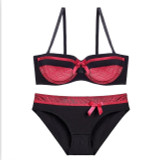 Floral Embroidery Lace Women Bra Panty Floral Embroidery Lace Women Bra Panty