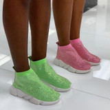 Crystals Sock Boots