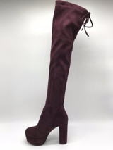 Faux Suede Slim Boots Sexy over the knee high women snow boots