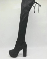 Faux Suede Slim Boots Sexy over the knee high women snow boots