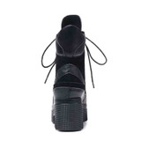 Cow Suede Genuine Leather Short Boots Women Leisure Fashion Runway Show Women Shoes Boots
