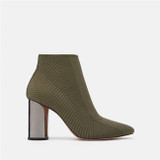 Stretch Knitting High Heel Sock Boots