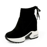Fashion Increasing Shoes Women High Heels Ankle Boots