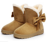 Cute Bowtie Warm Fashion Snow boots