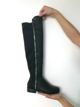 Female Knee High Boots Women Flock Leather Comfortable  Boots