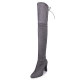 Hot Women Casual Red Over the Knee boots