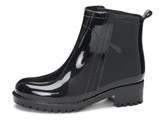 DRIPDROP Women's Short Boots Waterproof Non-Slip Fashion Rain Shoes