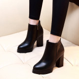 Women Ankle Boots  Martin Women High Heels Boots