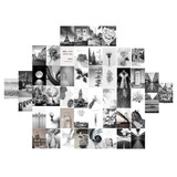 50Pcs Black White Aesthetic Picture For Wall Collage Chic Collage Print Kits Room Decor For Girl Vintage Wall Art Print For Room