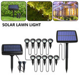 Solar Lights Outdoor Waterproof Lawn Lamps Spotlights Pathway 2/10 in 1 Landscape Lighting Garden Decoration Patio Yard Light Solar Lights Outdoor Waterproof Lawn Lamps Spotlights Pathway 2/10 in 1 Landscape Lighting Garden Decoration Patio Yard Light
