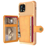 Luxury PU Leather Wallet Case for iPhone 11 12 Pro Max iPhone 12 Mini Cases Wallet Flip Cover Buckle for iPhone Phone 12 Fundas