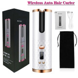 Automatic Hair Curler Wireless Ceramic Curling Iron Tongs Air Curler Curling Wand Hair Waver Styler Tools Portable Hair Crimper