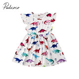 Baby Summer Clothing Toddler Kids Baby Girls Dresses Colorful Dinosaur Dress Party Princess Floral Clothes Baby Summer Clothing Toddler Kids Baby Girls Dresses Colorful Dinosaur Dress Party Princess Floral Clothes