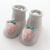 Cotton Baby Socks Cartoon Fruit Newborn Socks Anti Slip Floor Socks Autumn Winter Socks for Children Baby Boy Girl Infant Socks