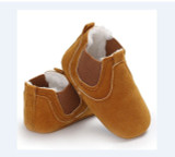 Pudcoco US Stock Toddler Infant Baby Boy Girl Shoes Moccasin Leather Shoes Kids Soft Sole Crib Shoes