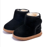 2020 KIDS Boys Girls Snow Boots Shoes Winter Warm Plush Inside Cow Muscle Sole Child Snow Boots Shoes For Baby Girls Boys Boots