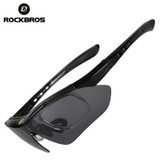 ROCKBROS Polarized Sports Men Sunglasses Road Cycling Glasses Mountain Bike Bicycle Riding Protection Goggles Eyewear 5 Lens