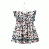 Girl Dress Summer Baby Kids Clothes Princess Frozen Anna Elsa Dress Snow Queen Cosplay Costume Party Birthday Children Clothing
