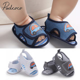 Brand New Newborn Infant Baby Boy Girl Summer Soft Sole Crib Toddler Summer Prewalker Cartoon Print First Walkers Shoes