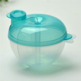 Three-lattice Food box Portable Baby Infant Travel Milk Powder Dispenser Container Feeding Box mix container Food Storage