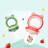 baby food storage Silicone Baby Pacifier Infant Nipple Soother Toddler Kids Pacifier Feeder For Fruits Food Nibbler Feeder
