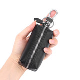 Top Genuine Real Leather Unisex Key Bag Men's Soft Leather Creative Large-Capacity Cars Universal Keys Bag Female Key Chain